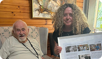 "בגיל 99 שום דבר לא עובד חוץ מהראש": הפלמ"חניק שכל חייו תלויים על הקיר